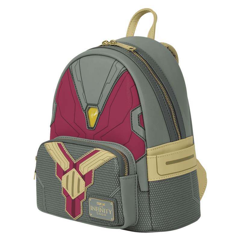 Marvel Exclusive Avengers Vision Light Up Cosplay Mini Backpack, , hi-res view 3