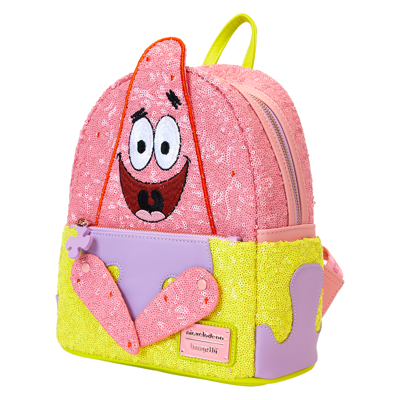 Limited Edition SpongeBob SquarePants Patrick Star Sequin Cosplay Mini Backpack, , hi-res view 5
