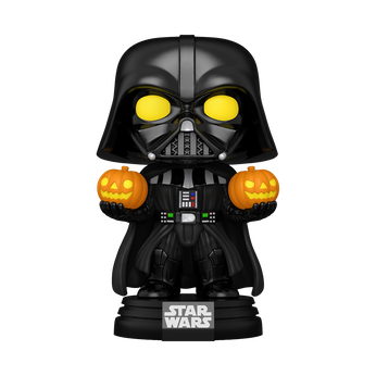 Pop! Super Light Up Darth Vader Holding Jack-O-Lanterns, Image 1