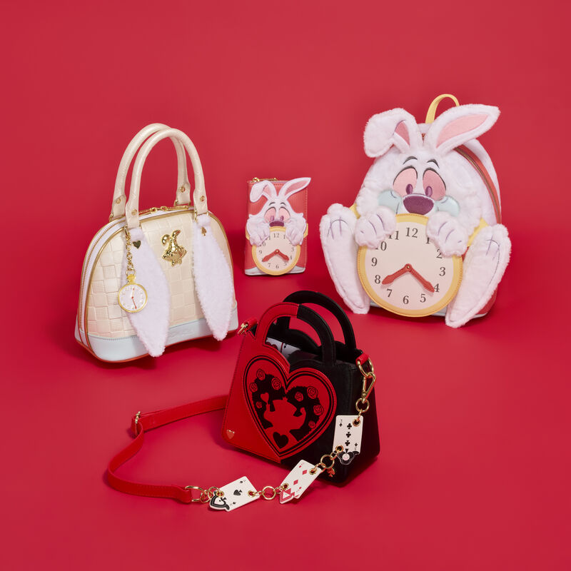 disney mini backpack alice in wonderland Loungefly Panels Fans of Disney will love the various scenes and characters from the film depicted on the bag NEW Loungefly Disney Alice in