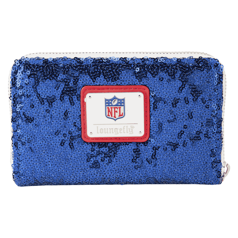 Buy NFL Buffalo Bills Sequin Zip Around Wallet at Loungefly.
