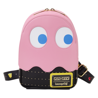 Pac-Man Pinky Ghost Glow Sling Crossbody Bag, Image 1