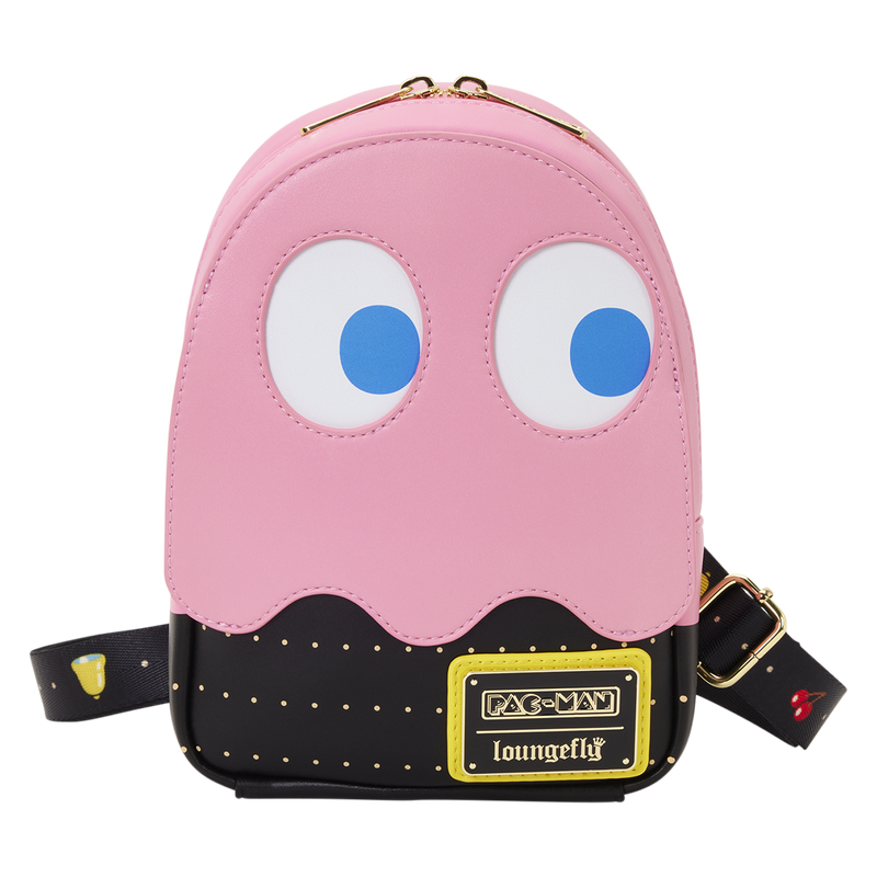 Pac-Man Pinky Ghost Glow Sling Crossbody Bag, , hi-res view 1