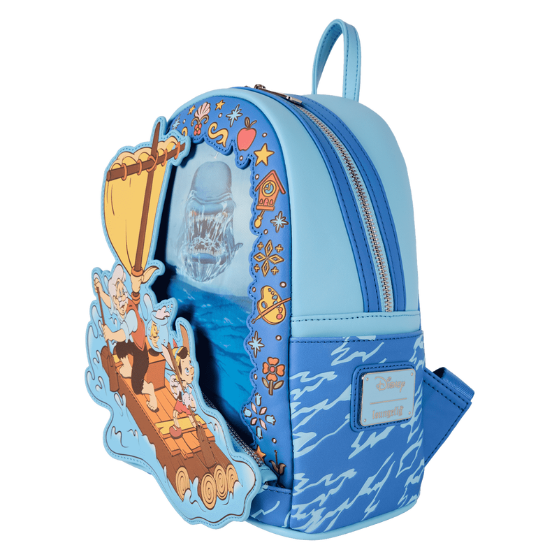 Pinocchio Exclusive Raft Monstro Lenticular Mini Backpack, , hi-res view 6