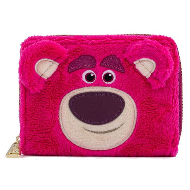 Lotso Cosplay Plush Zip Around Wallet, , hi-res image number 1