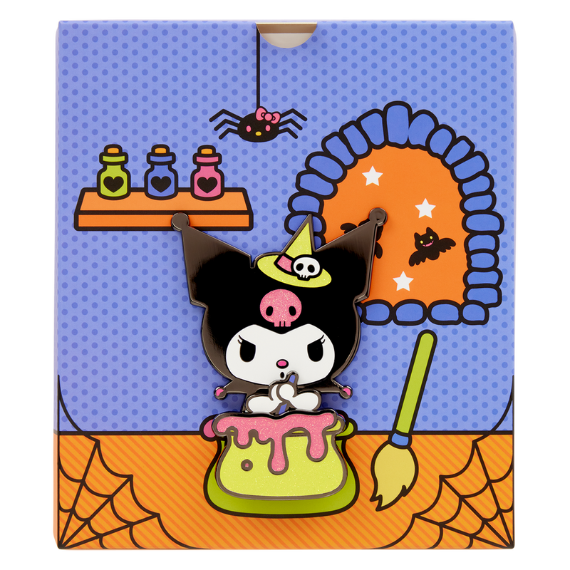 NYCC Limited Edition  Kuromi 3" Collector Box Sliding Pin - Sanrio, , hi-res view 2