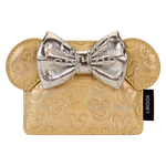 Minnie Mouse Exclusive Metallic Gold & Silver Quilted Card Holder, , hi-res view 1