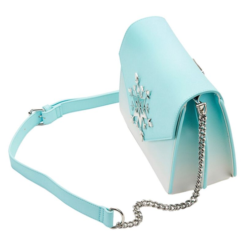 Exclusive - Elsa Snowflake Glitter Crossbody Bag, , hi-res view 4