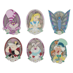 Alice in Wonderland Exclusive Stained Glass Mystery Box Pin, , hi-res view 3