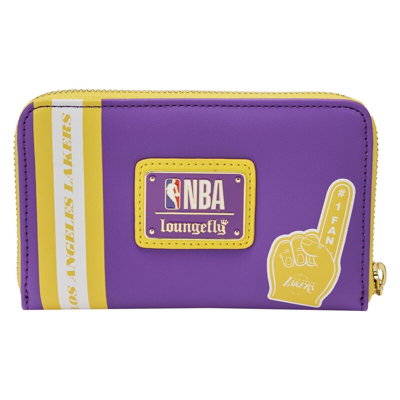 NBA Los Angeles Lakers Patch Icons Zip Around Wallet, , hi-res image number 5