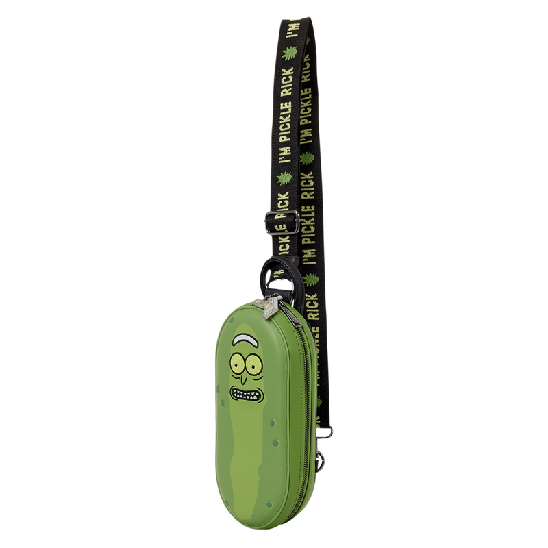Rick and Morty Pickle Rick Sling Crossbody Bag, , hi-res view 3