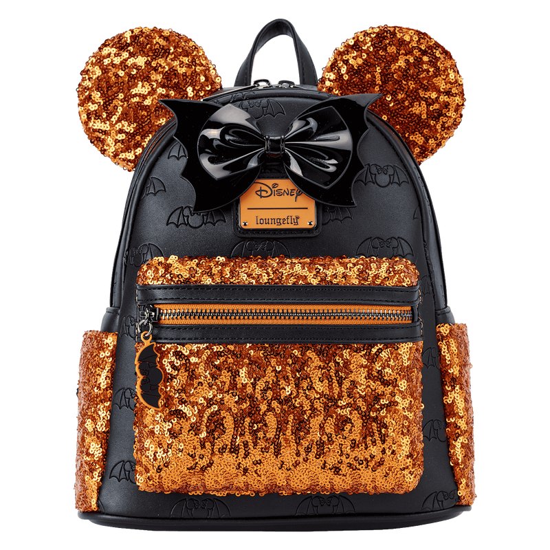 Minnie Mouse Exclusive Halloween Sequin Mini Backpack, , hi-res view 1