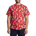 Mickey & Friends Gingerbread Cookie All-Over Print Unisex Tee , , hi-res view 1