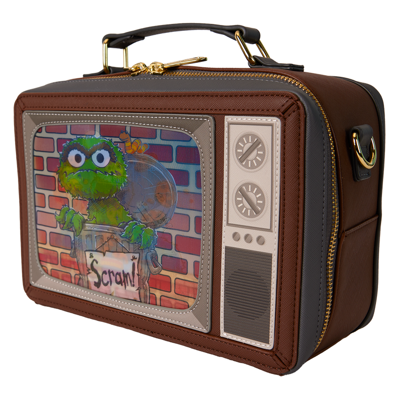 Sesame Street Lenticular Retro TV Triple Lenticular Crossbody Bag, , hi-res view 4