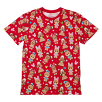 Mickey & Friends Gingerbread Cookie All-Over Print Unisex Tee , , hi-res view 6