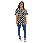 Mickey & Minnie Date Night Diner Checkered All-Over Print Unisex Tee , , hi-res view 11