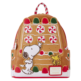 Peanuts Snoopy Gingerbread House Scented Mini Backpack, Image 1