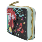 The Little Mermaid 35th Anniversary Life is the Bubbles Accordion Zip Around Wallet, , hi-res view 4
