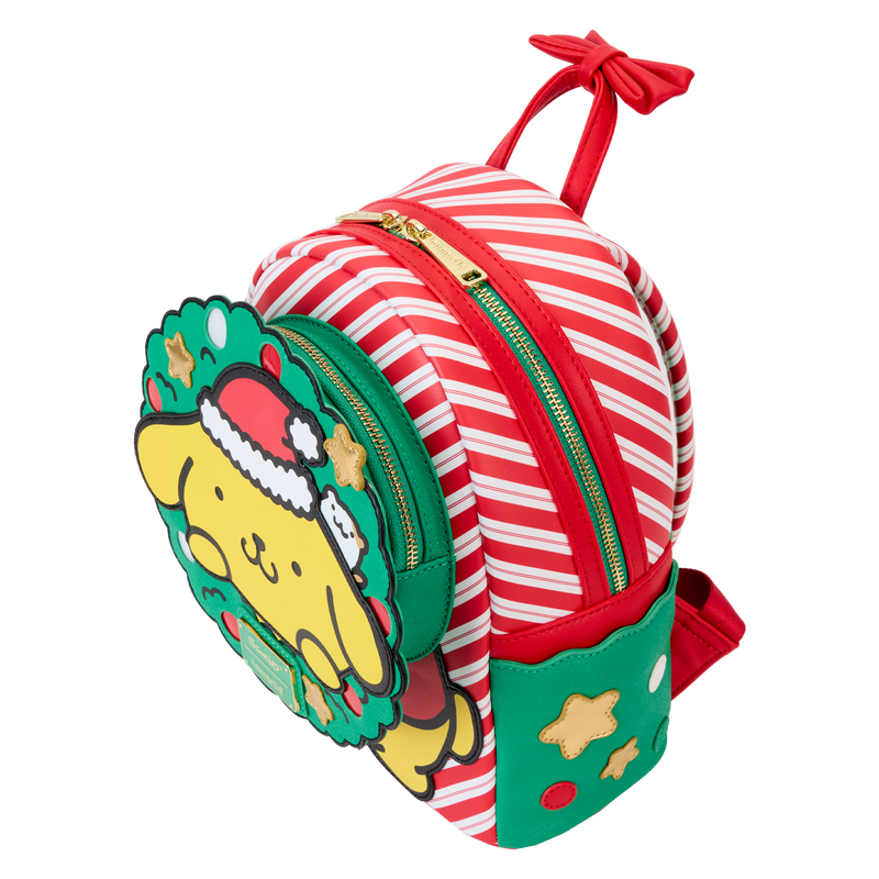 Sanrio Exclusive Pompompurin Santa Hat Light Up Mini Backpack, , hi-res view 6