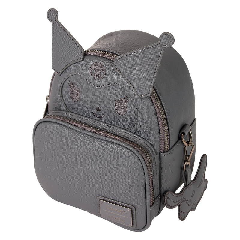 Sanrio Kuromi Monochrome Cosplay Convertible Mini Backpack & Crossbody Bag, , hi-res view 4