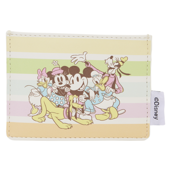 Mickey & Friends Rainbow Stripes Card Holder, Image 1