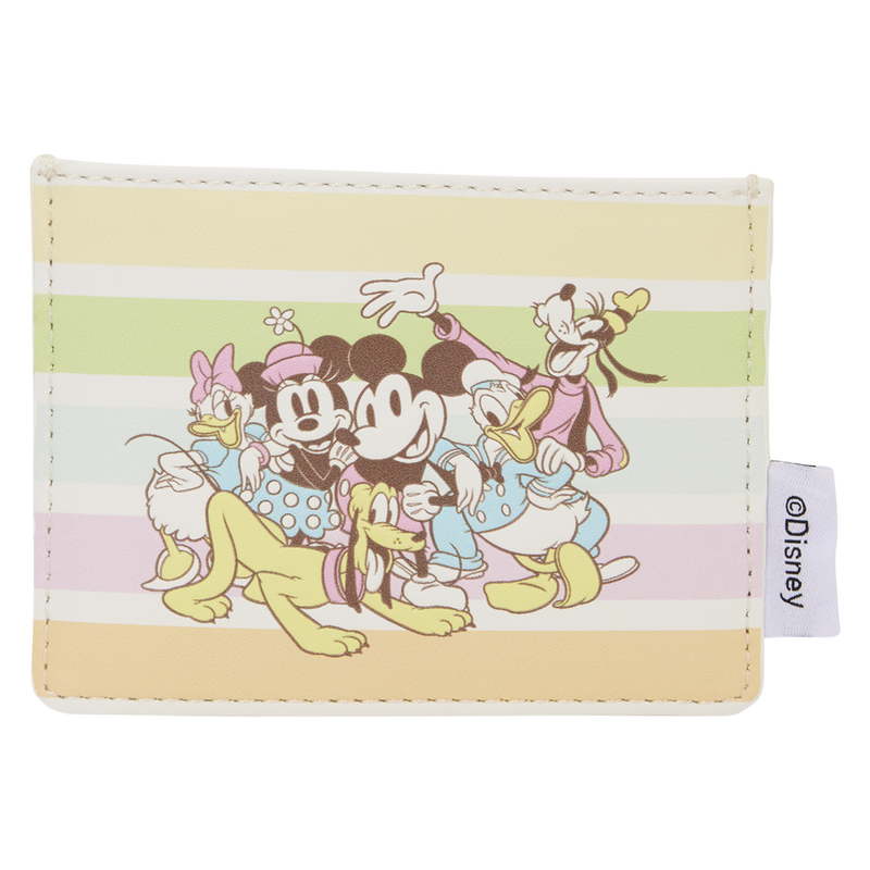 Mickey & Friends Rainbow Stripes Card Holder, , hi-res view 1
