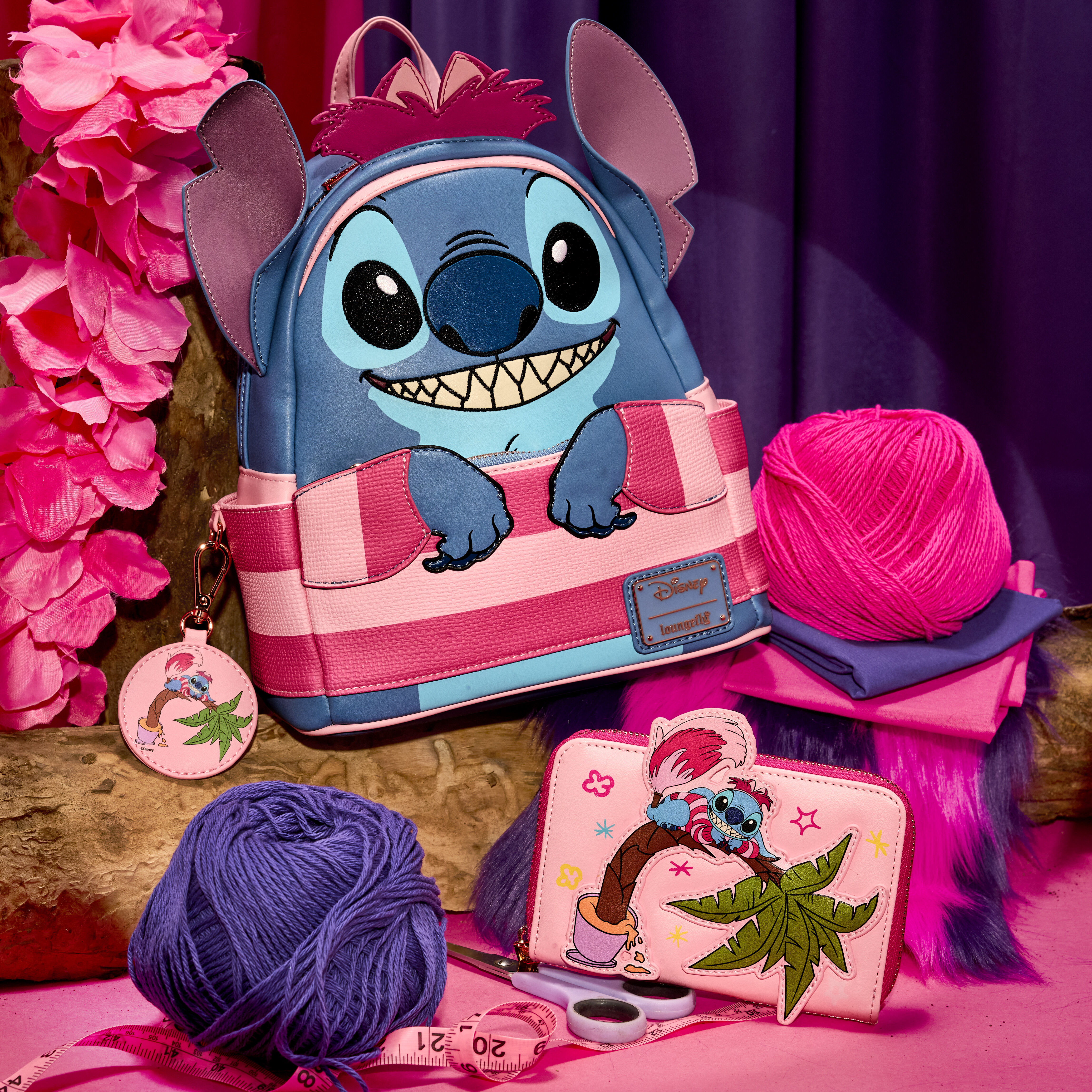Buy Stitch In Cheshire Cat Costume Exclusive Cosplay Mini Backpack at Loungefly