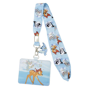 Bambi Snowy Day Lanyard with Card Holder, Image 1