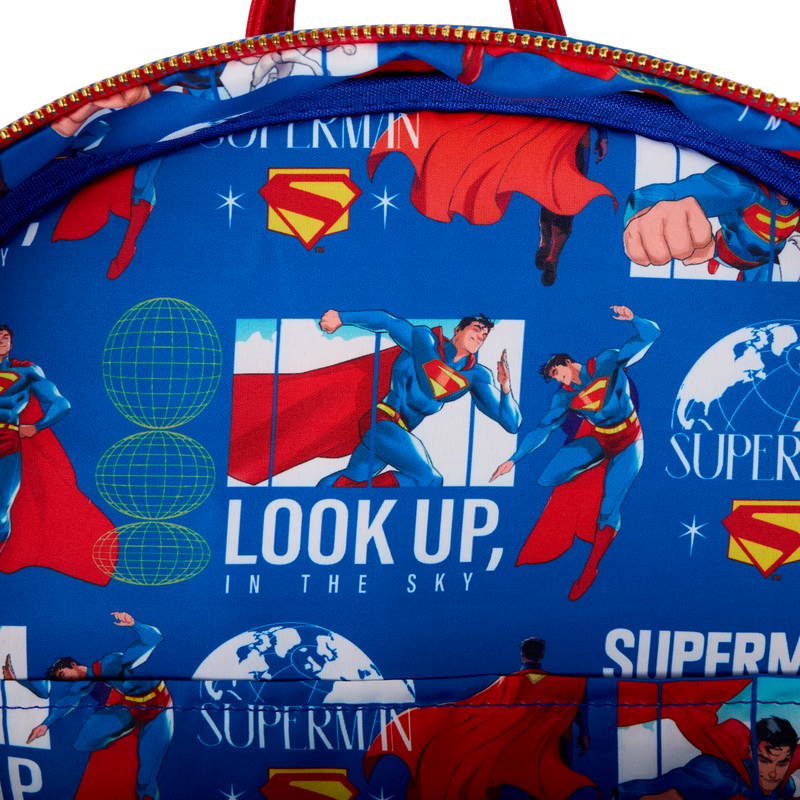 Superman Light Up Glow Full-Size Backpack, , hi-res view 8