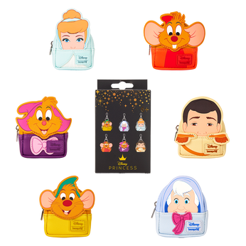 Cinderella 75th Anniversary Cosplay Mystery Mini Backpack Keychain Charm, Image 1