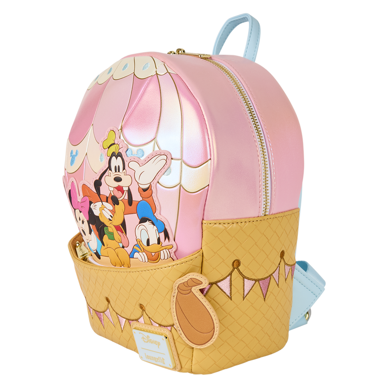 Mickey & Friends Hot Air Balloon Figural Mini Backpack, , hi-res view 3