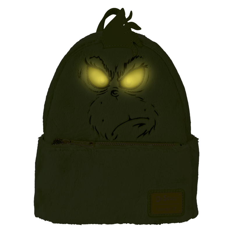 Buy Dr. Seuss How The Grinch Stole Christmas Plush Cosplay Light Up Mini Backpack at Loungefly