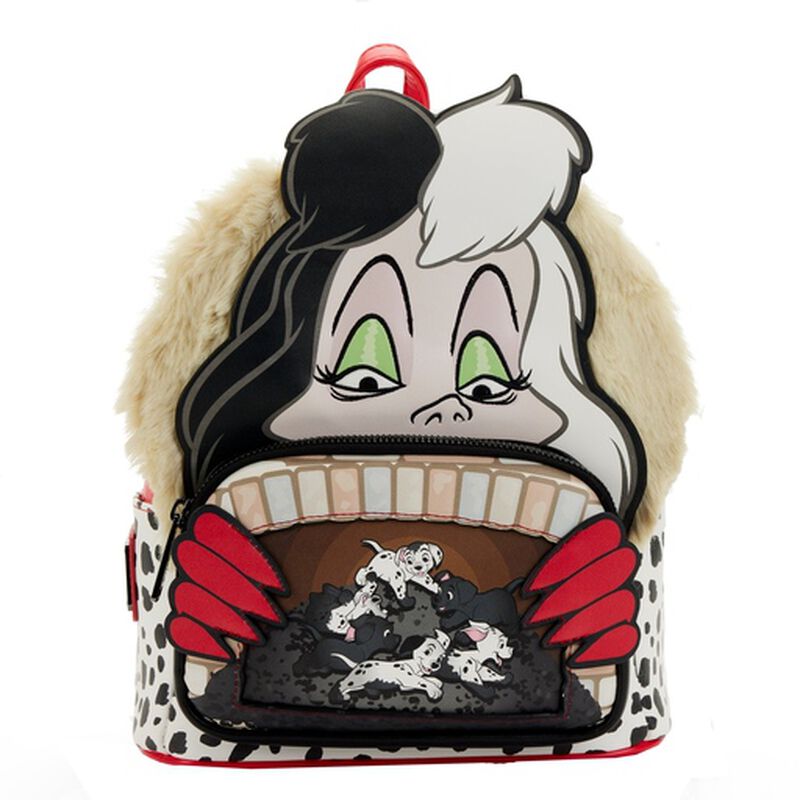 101 Dalmatians Cruella De Villains Scene Mini Backpack, , hi-res view 1