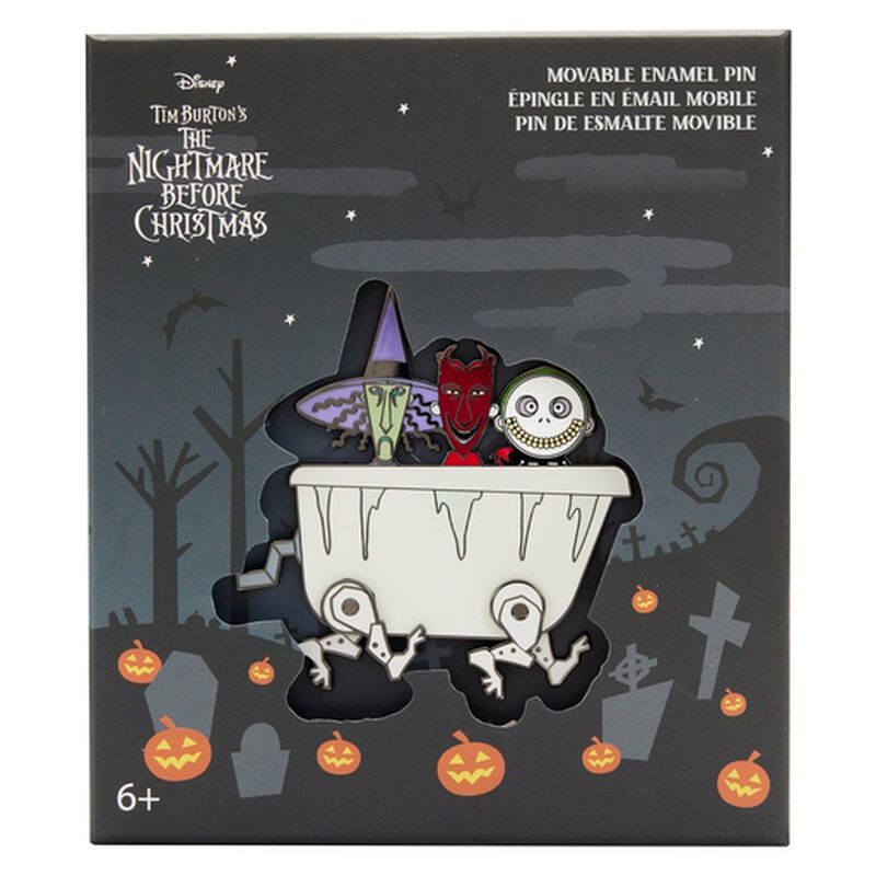 The Nightmare Before Christmas Lock, Shock, & Barrel Moving Pin, , hi-res image number 1