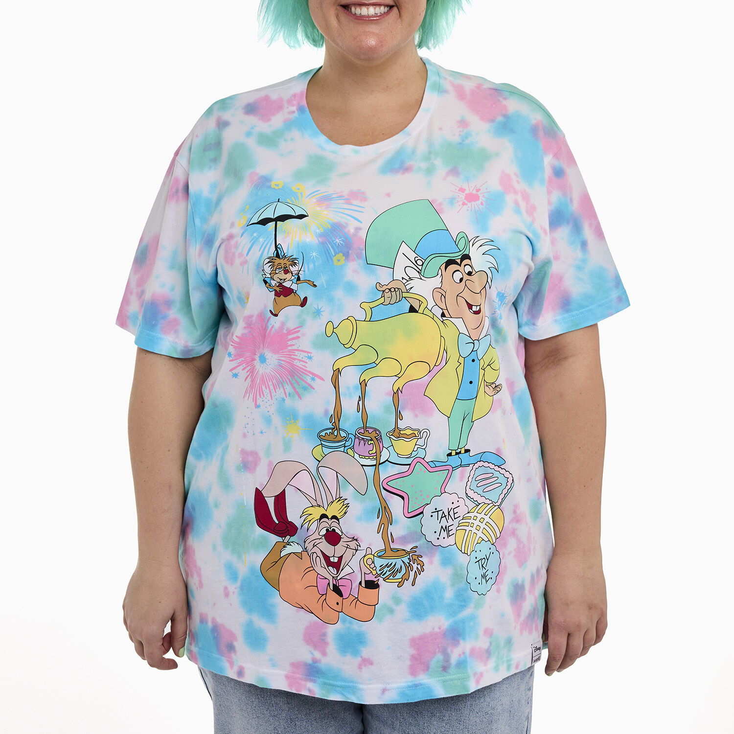 【LOUNGEFLY】★Tシャツ★ Disney Villains Tie-Dye Swing Tee Disney Villains Happily Never After Tie-Dye Swing Tee