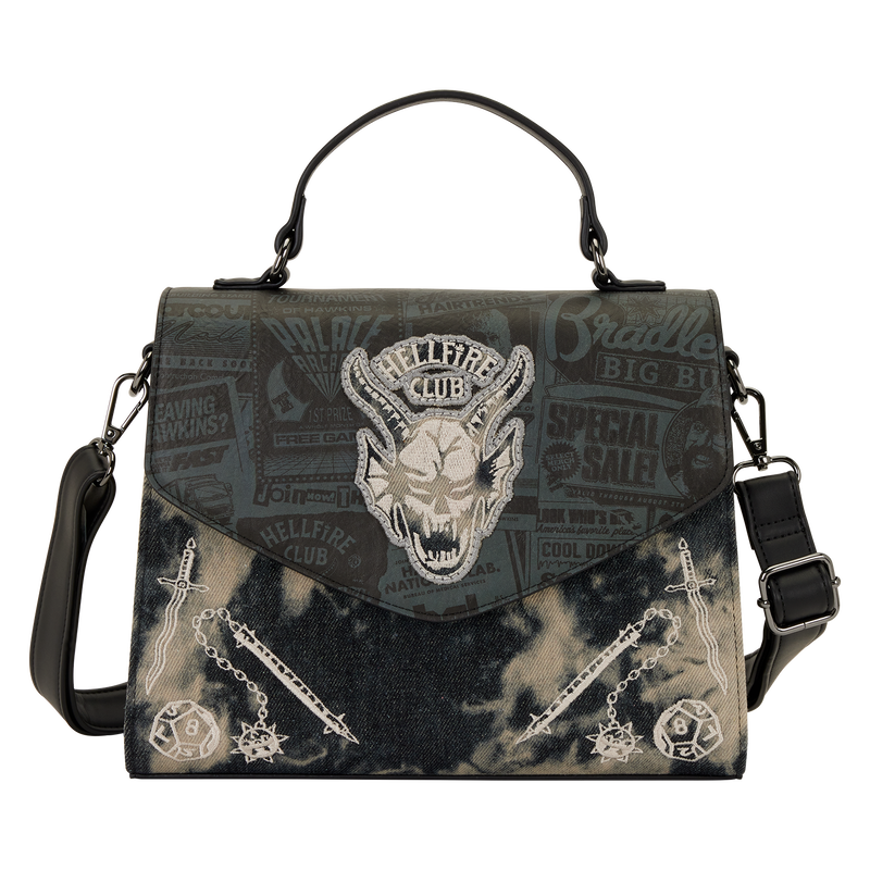 Stranger Things 5 Hellfire Club Crossbody Bag, , hi-res view 1