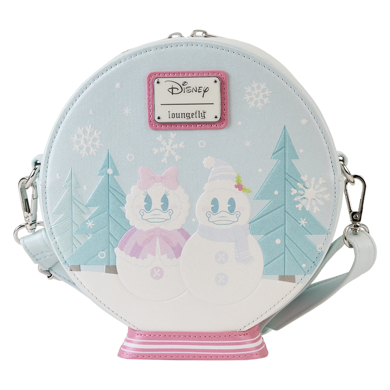 Buy Mickey & Friends Pastel Snow Globe Crossbody Bag at Loungefly.