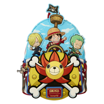 One Piece Thousand Sunny Ship Mini Backpack, Image 1