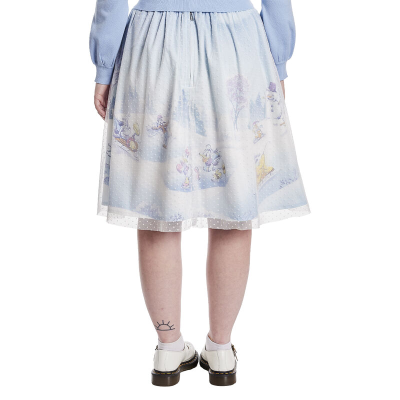 Stitch Shoppe Mickey & Friends Winter Snow Tulle Overlay Skirt, , hi-res view 7