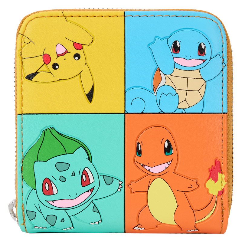 Pokémon Color Block Starters Zip Around Wallet, , hi-res view 1