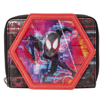 Across the Spider-Verse Lenticular Zip Around Wallet, Image 1