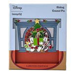 Disney Holiday Mickey & Minnie Mouse Collector Box Sliding Enamel Pin, , hi-res view 1