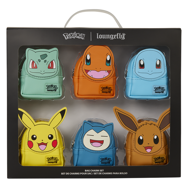 Pok&eacute;mon Exclusive Starters Cosplay Mini Backpack Keychain Charm Set, , hi-res view 1