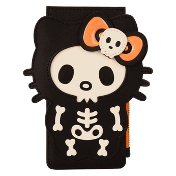 NYCC Limited Edition Sanrio Hello Kitty Skeleton Costume Glow Large Card Holder, Image 1