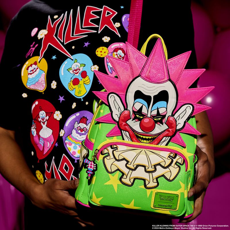NYCC Limited Edition Killer Klowns Spikey Glitter Cosplay Glow Mini Backpack, , hi-res view 2