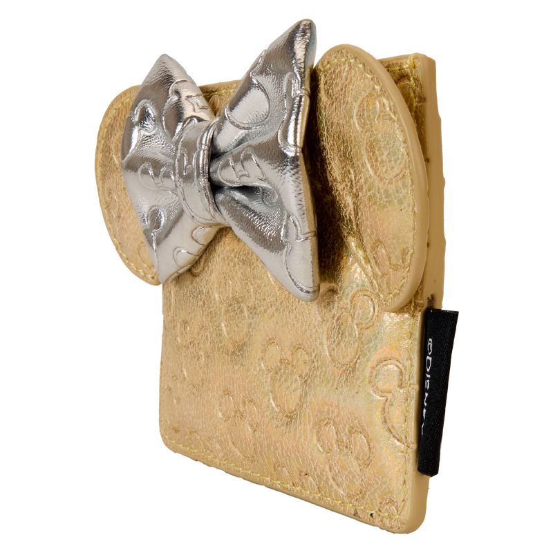 Minnie Mouse Exclusive Metallic Gold & Silver Quilted Card Holder, , hi-res view 4