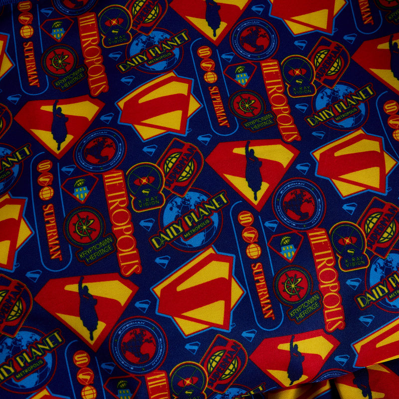 Superman All-Over Print Nylon Full-Size Backpack, , hi-res view 5