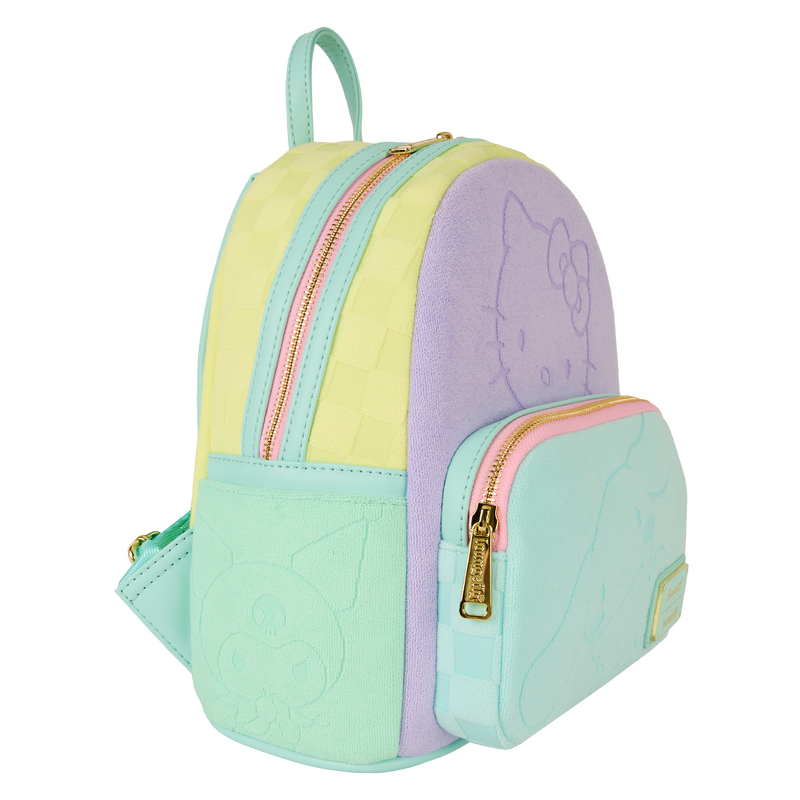 SDCC Limited Edition Hello Kitty & Friends Color Block Terry Cloth Mini Backpack, , hi-res view 4