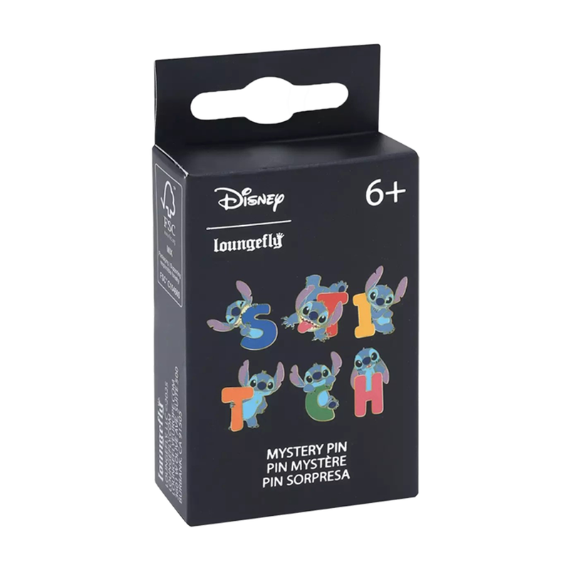 Stitch Letters and Poses Mystery Box Pin, , hi-res view 2