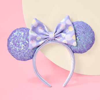 Minnie Mouse Exclusive Iridescent All-Over Print Sequin Ear Headband, Image 2